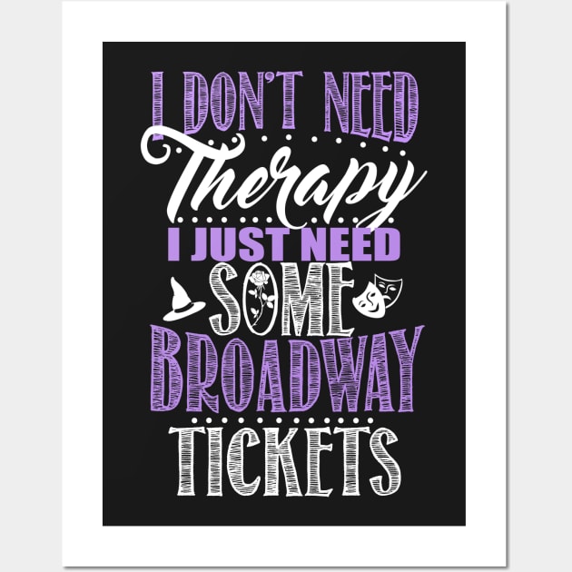 Broadway Tickets Wall Art by KsuAnn